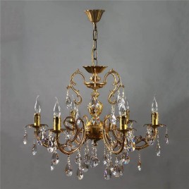 Подвесная люстра Ambiente Alicante 8888/6 AB Tear drop