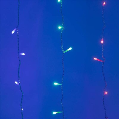 Светодиодная гирлянда Ardecoled занавес 230V разноцветный ARD-Curtain-Home-2000X2500-Clear-300Led RGB 024833 - изображение 2 Светодиодная гирлянда Ardecoled занавес 230V разноцветный ARD-Curtain-Home-2000X2500-Clear-300Led RGB 024833 - изображение 2