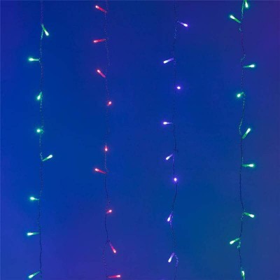 Светодиодная гирлянда Ardecoled занавес 230V разноцветный ARD-Curtain-Home-2000X2500-Clear-300Led RGB 024833 - изображение 3 Светодиодная гирлянда Ardecoled занавес 230V разноцветный ARD-Curtain-Home-2000X2500-Clear-300Led RGB 024833 - изображение 3