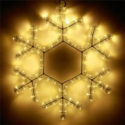 Светодиодная фигура Ardecoled Снежинка ARD-Snowflake-M7-450X375-126Led Warm 025315