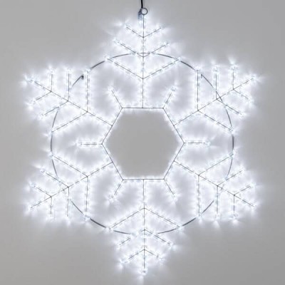 Светодиодная фигура Ardecoled Снежинка ARD-Snowflake-M10-1000x900-576Led White 034258 - изображение 4 Светодиодная фигура Ardecoled Снежинка ARD-Snowflake-M10-1000x900-576Led White 034258 - изображение 4