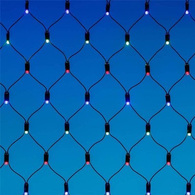 Уличная светодиодная гирлянда Ardecoled сеть 230V разноцветный ARD-Netlight-Classic-2500X2500-Black-432Led RGB 024693 - изображение 2 Уличная светодиодная гирлянда Ardecoled сеть 230V разноцветный ARD-Netlight-Classic-2500X2500-Black-432Led RGB 024693 - изображение 2