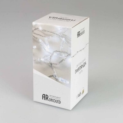 Светодиодная гирлянда Ardecoled нить 230V теплый белый ARD-String-Classic-10000-White-100Led-Milk-STD Warm 031204 - изображение 2 Светодиодная гирлянда Ardecoled нить 230V теплый белый ARD-String-Classic-10000-White-100Led-Milk-STD Warm 031204 - изображение 2