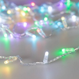 Уличная светодиодная гирлянда Ardecoled нить 230V разноцветная ARD-String-Classic-20000-Clear-200Led-Sync RGB 028207
