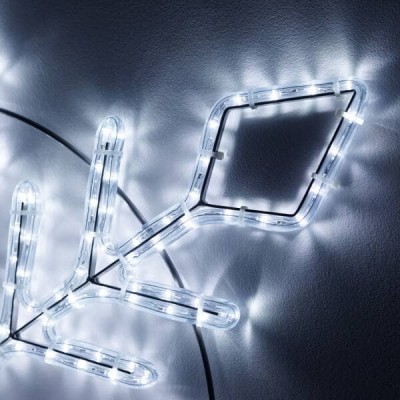 Светодиодная фигура Ardecoled Снежинка ARD-Snowflake-M9-900x900-360Led White 034256 - изображение 2 Светодиодная фигура Ardecoled Снежинка ARD-Snowflake-M9-900x900-360Led White 034256 - изображение 2