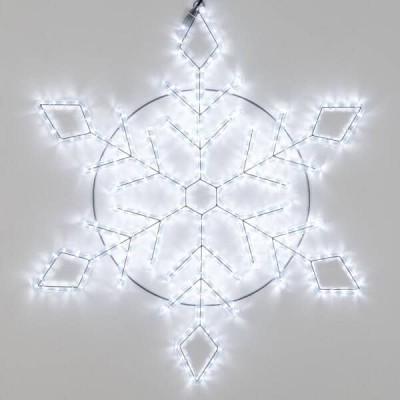 Светодиодная фигура Ardecoled Снежинка ARD-Snowflake-M9-900x900-360Led White 034256 - изображение 4 Светодиодная фигура Ardecoled Снежинка ARD-Snowflake-M9-900x900-360Led White 034256 - изображение 4
