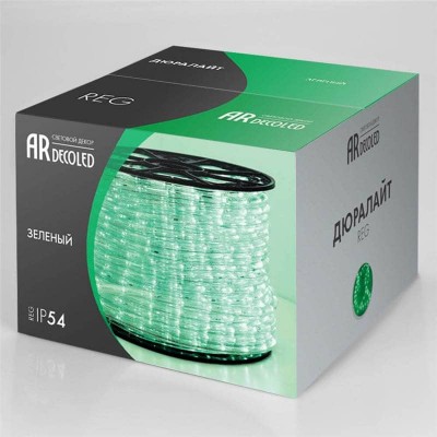 Дюралайт с эффектом динамики Ardecoled 1.6W/m 36LED/m зеленый 100M ARD-REG-Live Green 024645 - изображение 2 Дюралайт с эффектом динамики Ardecoled 1.6W/m 36LED/m зеленый 100M ARD-REG-Live Green 024645 - изображение 2
