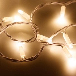 Уличная светодиодная гирлянда Ardecoled нить 230V теплый белый/белый ARD-String-Classic-10000-White-100Led-Flash Warm 025810
