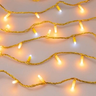 Уличная светодиодная гирлянда Ardecoled нить 230V желтый ARD-String-Classic-10000-Yellow-100Led-Milk-Flash Yellow 031201 - изображение 3 Уличная светодиодная гирлянда Ardecoled нить 230V желтый ARD-String-Classic-10000-Yellow-100Led-Milk-Flash Yellow 031201 - изображение 3