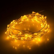 Уличная светодиодная гирлянда Ardecoled роса 230V желтый ARD-Classic-Dew-5000-Clear-100Led-STD Yellow 034759