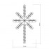 Светодиодная фигура Ardecoled Звездочка ARD-Star-M2-380X250-36Led Warm 025313 - изображение 4 Светодиодная фигура Ardecoled Звездочка ARD-Star-M2-380X250-36Led Warm 025313 - изображение 4