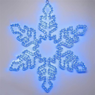 Светодиодная фигура Ardecoled Снежинка ARD-Snowflake-M1-940X940-648Led Blue 025304 - изображение 2 Светодиодная фигура Ardecoled Снежинка ARD-Snowflake-M1-940X940-648Led Blue 025304 - изображение 2