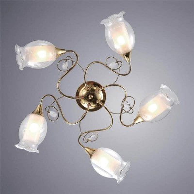 Потолочная люстра Arte Lamp Mughetto A9289PL-5GO - изображение 2 Потолочная люстра Arte Lamp Mughetto A9289PL-5GO - изображение 2
