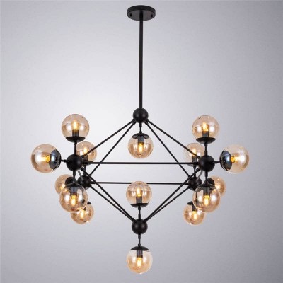 Подвесная люстра Arte Lamp Bolla A1664SP-15BK - изображение 4 Подвесная люстра Arte Lamp Bolla A1664SP-15BK - изображение 4