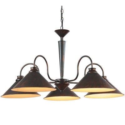 Подвесная люстра Arte Lamp Cone A9330LM-5BR - изображение 2 Подвесная люстра Arte Lamp Cone A9330LM-5BR - изображение 2