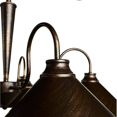 Подвесная люстра Arte Lamp Cone A9330LM-5BR - изображение 3 Подвесная люстра Arte Lamp Cone A9330LM-5BR - изображение 3