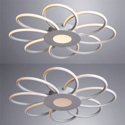 Потолочная светодиодная люстра Arte Lamp Polli A2528PL-8WH - изображение 3 Потолочная светодиодная люстра Arte Lamp Polli A2528PL-8WH - изображение 3