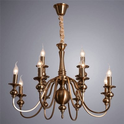 Подвесная люстра Arte Lamp Passoni A6097LM-12PB - изображение 4 Подвесная люстра Arte Lamp Passoni A6097LM-12PB - изображение 4
