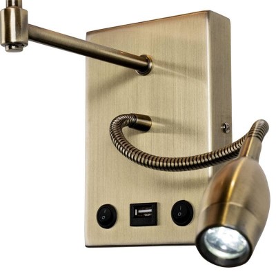 Бра Arte Lamp Elba A2581AP-2AB - изображение 4 Бра Arte Lamp Elba A2581AP-2AB - изображение 4