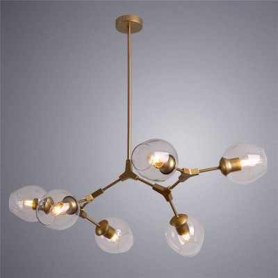 Подвесная люстра Arte Lamp Yuka A4103SP-6GO - изображение 4 Подвесная люстра Arte Lamp Yuka A4103SP-6GO - изображение 4