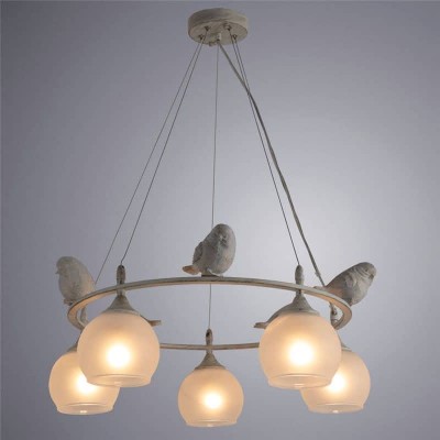 Подвесная люстра Arte Lamp Gemelli A2150SP-5WG - изображение 4 Подвесная люстра Arte Lamp Gemelli A2150SP-5WG - изображение 4