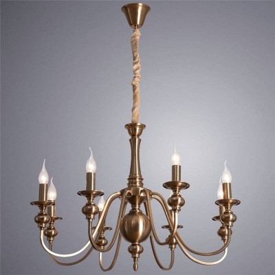 Подвесная люстра Arte Lamp Passoni A6097LM-8PB - изображение 2 Подвесная люстра Arte Lamp Passoni A6097LM-8PB - изображение 2