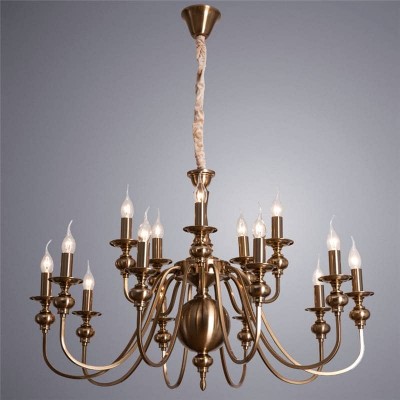 Подвесная люстра Arte Lamp Passoni A6097LM-15PB - изображение 4 Подвесная люстра Arte Lamp Passoni A6097LM-15PB - изображение 4