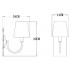 Бра Arte Lamp Gracie A7301AP-1PB - изображение 2 Бра Arte Lamp Gracie A7301AP-1PB - изображение 2