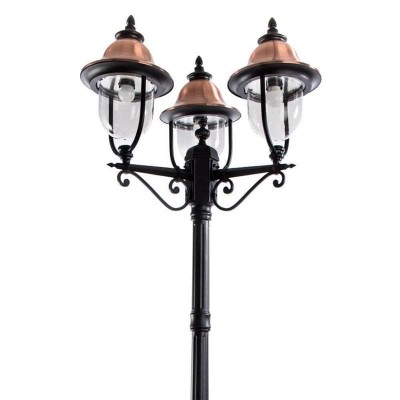 Садово-парковый светильник Arte Lamp Barcelona A1486PA-3BK - изображение 2 Садово-парковый светильник Arte Lamp Barcelona A1486PA-3BK - изображение 2