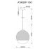Подвесной светильник Arte Lamp Jupiter Gold A7963SP-1GO - изображение 2 Подвесной светильник Arte Lamp Jupiter Gold A7963SP-1GO - изображение 2