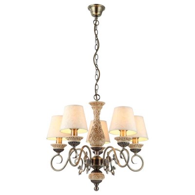 Подвесная люстра Arte Lamp Ivory A9070LM-5AB - изображение 2 Подвесная люстра Arte Lamp Ivory A9070LM-5AB - изображение 2