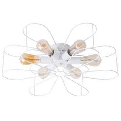 Потолочная люстра Arte Lamp A6049PL-6WH - изображение 4 Потолочная люстра Arte Lamp A6049PL-6WH - изображение 4