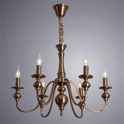 Подвесная люстра Arte Lamp Passoni A6097LM-6PB - изображение 2 Подвесная люстра Arte Lamp Passoni A6097LM-6PB - изображение 2
