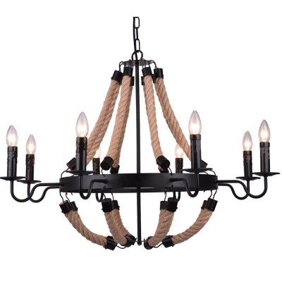 Подвесная люстра Arte Lamp Marsiglia A8956LM-8BK - изображение 2 Подвесная люстра Arte Lamp Marsiglia A8956LM-8BK - изображение 2