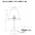 Настольная лампа Arte Lamp Elba A2581LT-1CC - изображение 3 Настольная лампа Arte Lamp Elba A2581LT-1CC - изображение 3