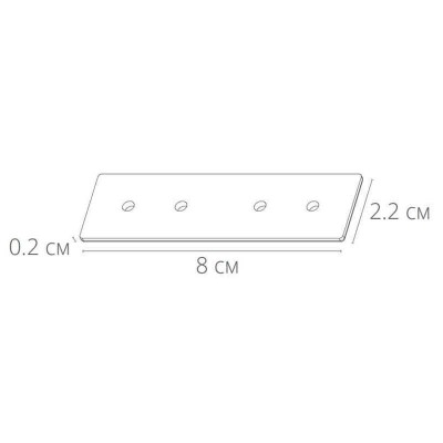 Пластина монтажная Arte Lamp Linea-Accessories A480533 - изображение 2 Пластина монтажная Arte Lamp Linea-Accessories A480533 - изображение 2