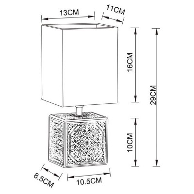 Настольная лампа Arte Lamp Fiori A4429LT-1BA - изображение 2 Настольная лампа Arte Lamp Fiori A4429LT-1BA - изображение 2