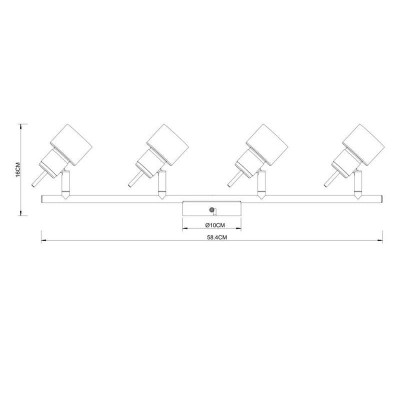 Спот Arte Lamp Almach A1906PL-4WH - изображение 4 Спот Arte Lamp Almach A1906PL-4WH - изображение 4