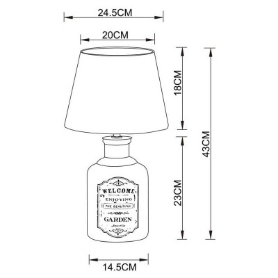 Настольная лампа Arte Lamp Isola A4272LT-1GY - изображение 2 Настольная лампа Arte Lamp Isola A4272LT-1GY - изображение 2