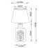 Настольная лампа Arte Lamp Isola A4272LT-1GY - изображение 2 Настольная лампа Arte Lamp Isola A4272LT-1GY - изображение 2