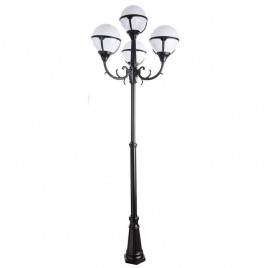 Садово-парковый светильник Arte Lamp Monaco A1497PA-4BK