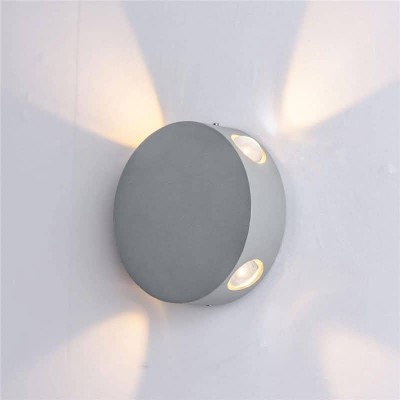 Настенный светодиодный светильник Arte Lamp Tamburello A1525AP-1GY - изображение 4 Настенный светодиодный светильник Arte Lamp Tamburello A1525AP-1GY - изображение 4