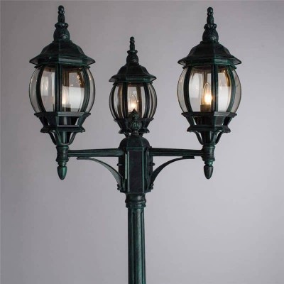 Садово-парковый светильник Arte Lamp Atlanta A1047PA-3BG - изображение 3 Садово-парковый светильник Arte Lamp Atlanta A1047PA-3BG - изображение 3