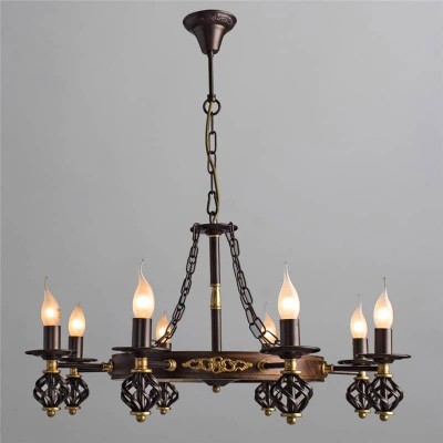 Подвесная люстра Arte Lamp Cartwheel A4550LM-8CK - изображение 2 Подвесная люстра Arte Lamp Cartwheel A4550LM-8CK - изображение 2