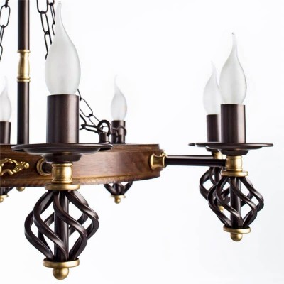 Подвесная люстра Arte Lamp Cartwheel A4550LM-8CK - изображение 5 Подвесная люстра Arte Lamp Cartwheel A4550LM-8CK - изображение 5