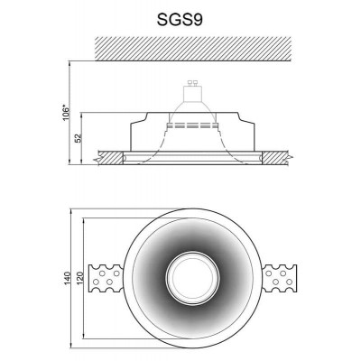 Встраиваемый светильник Artpole SGS9 - изображение 3 Встраиваемый светильник Artpole SGS9 - изображение 3