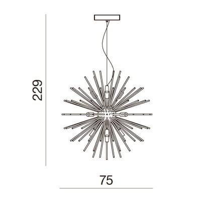 Плафон Azzardo Sirius Stick 75 AZ2119 - изображение 2 Плафон Azzardo Sirius Stick 75 AZ2119 - изображение 2