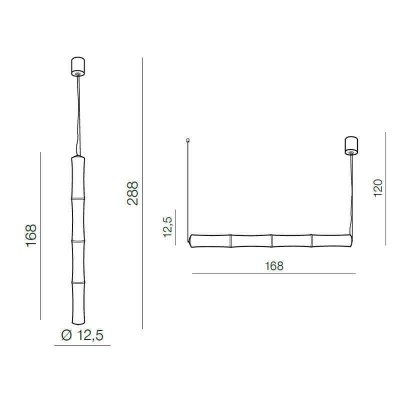 Подвесной светильник Azzardo Bamboo 4 pendant AZ1902 - изображение 3 Подвесной светильник Azzardo Bamboo 4 pendant AZ1902 - изображение 3