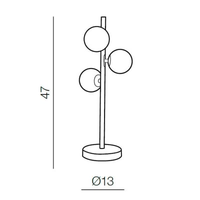 Настольная лампа Azzardo Sybilla 3 table AZ2103 - изображение 2 Настольная лампа Azzardo Sybilla 3 table AZ2103 - изображение 2