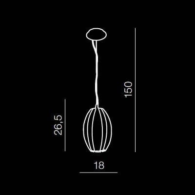 Подвесной светильник Azzardo Elba pendant AZ0158 - изображение 2 Подвесной светильник Azzardo Elba pendant AZ0158 - изображение 2
